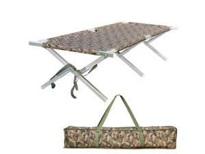 Portable Folding Bed Camping Outdoor Military Bed Aluminum Lightweight Camp for Adult for Tent Camp Bed Camouflage Portable Folding Bed Camping Outdoor Military Bed Aluminum Lightweight Camp for Adult for Tent Camp Bed Camouflage