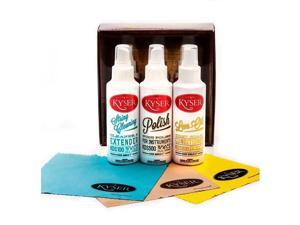 NEW KYSER KCPK1 GUITAR AND INSTRUMENT CARE KIT W/STRING CLEANER, POLISH, LEM-OIL NEW KYSER KCPK1 GUITAR AND INSTRUMENT CARE KIT W/STRING CLEANER, POLISH, LEM-OIL