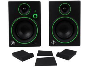 Pair Mackie CR4BT 4" Studio Monitors/Computer Speakers+Bluetooth+Isolation Pads Pair Mackie CR4BT 4" Studio Monitors/Computer Speakers+Bluetooth+Isolation Pads