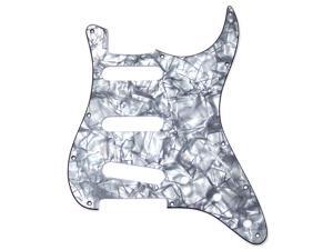 Black Pearloid 11-hole Pickguard Standard Fender Stratocaster/Strat SPGST-BP Black Pearloid 11-hole Pickguard Standard Fender Stratocaster/Strat SPGST-BP