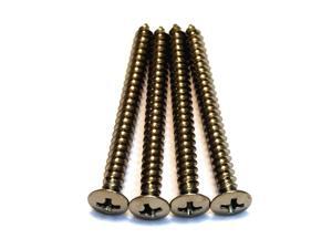 (4) Gotoh Cosmo Black Neck Plate Mounting Screws Fender Guitar/Bass GS-0005-093 (4) Gotoh Cosmo Black Neck Plate Mounting Screws Fender Guitar/Bass GS-0005-093