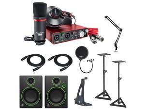 Focusrite Scarlett 2i2 Studio Audio Interface and Mackie CR4BT Monitor Bundle Focusrite Scarlett 2i2 Studio Audio Interface and Mackie CR4BT Monitor Bundle