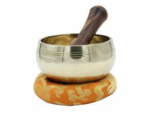 Tibetan Ring Gong Meditation Singing Bowl Mallet Cushion Set Tibetan Ring Gong Meditation Singing Bowl Mallet Cushion Set