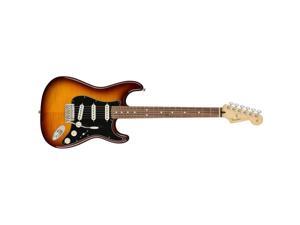 Fender Player Stratocaster Plus Top Electric Guitar, Pau Ferro, Tobacco Sunburst Fender Player Stratocaster Plus Top Electric Guitar, Pau Ferro, Tobacco Sunburst