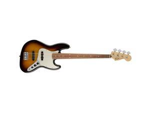 Fender Standard Jazz Bass Electric Guitar, Pau Ferro Fingerboard, Brown Sunburst Fender Standard Jazz Bass Electric Guitar, Pau Ferro Fingerboard, Brown Sunburst