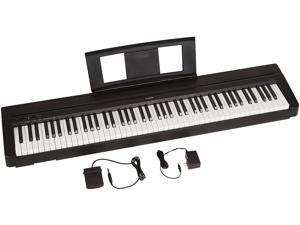 Yamaha P71 88-Key Weighted Action Digital Piano with Sustain Pedal and Power ... Yamaha P71 88-Key Weighted Action Digital Piano with Sustain Pedal and Power ...
