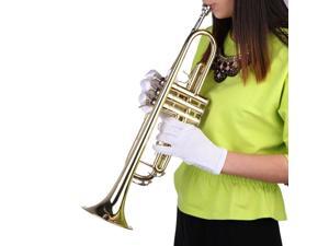 LADE B Bb Beginner Trumpet Flat Brass + Mouthpiece Gloves + Case Golden S5V3 LADE B Bb Beginner Trumpet Flat Brass + Mouthpiece Gloves + Case Golden S5V3
