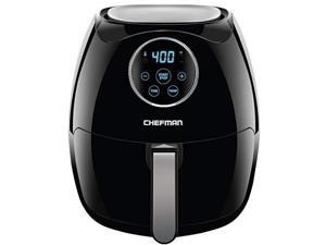 chefman digital 6.5 liter/6.8 quart air fryer oven with space saving flat basket, oilfree airfryer w/ 60 min timer & auto shut off, dishwasher safe parts, bpa free, family size, xlarge, black chefman digital 6.5 liter/6.8 quart air fryer oven with space saving flat basket, oilfree airfryer w/ 60 min timer & auto shut off, dishwasher safe parts, bpa free, family size, xlarge, black