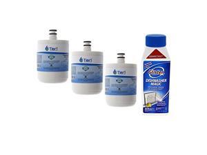 tier1 replacement for lg 5231ja2002a / lt500p refrigerator water filter 3pack and dm06n glisten dishwasher cleaner combo tier1 replacement for lg 5231ja2002a / lt500p refrigerator water filter 3pack and dm06n glisten dishwasher cleaner combo