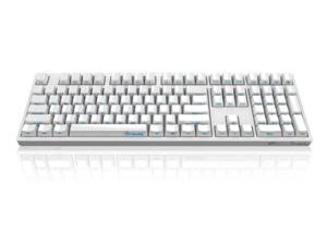 Ducky 3108 N-Key Rollover PBT Keycap Mechanical White Gaming Keyboard - Cherry MX Brown Ducky 3108 N-Key Rollover PBT Keycap Mechanical White Gaming Keyboard - Cherry MX Brown