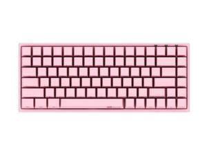 Ducky 3084 Sakura Pink Side Engraved PBT Keycaps 84Keys Mini Design Mechanical Keyboard - Cherry MX Blue Ducky 3084 Sakura Pink Side Engraved PBT Keycaps 84Keys Mini Design Mechanical Keyboard - Cherry MX Blue