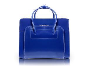 LAKE FOREST Navy Leather Womens Case with Removable Sleeve 94337 LAKE FOREST Navy Leather Womens Case with Removable Sleeve 94337