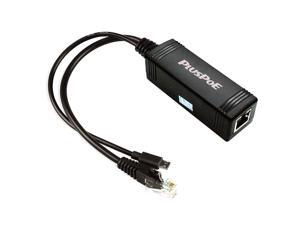 PLUSPOE IEEE 802.3af Micro USB Active PoE Splitter Adapter Power Over Ethernet 48V to 5V 2A for Tablets, Dropcam or Raspberry Pi PLUSPOE IEEE 802.3af Micro USB Active PoE Splitter Adapter Power Over Ethernet 48V to 5V 2A for Tablets, Dropcam or Raspberry Pi