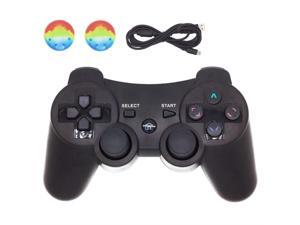 PS3 Controller Wireless,BRHE Bluetooth Dualshock 3 Gamepad PS3 Remote Control Sixaxis Vibration Joystick for Playstation 3 Games with USB Charger Cable New Upgrade Version (Black) PS3 Controller Wireless,BRHE Bluetooth Dualshock 3 Gamepad PS3 Remote Control Sixaxis Vibration Joystick for Playstation 3 Games with USB Charger Cable New Upgrade Version (Black)