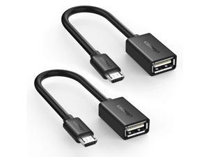UGREEN Micro USB to USB, Micro USB 2.0 OTG Cable 2 Pack On The Go Adapter Micro USB Male to USB Female for Samsung S7 S6 Edge S4 S3, LG G4, DJI Spark Mavic Remote Controller, Android Tablets (Black) UGREEN Micro USB to USB, Micro USB 2.0 OTG Cable 2 Pack On The Go Adapter Micro USB Male to USB Female for Samsung S7 S6 Edge S4 S3, LG G4, DJI Spark Mavic Remote Controller, Android Tablets (Black)
