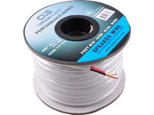 C&E 100 Feet 14AWG CL2 Rated 2-Conductor Loud Speaker Cable (For In-Wall Installation) C&E 100 Feet 14AWG CL2 Rated 2-Conductor Loud Speaker Cable (For In-Wall Installation)