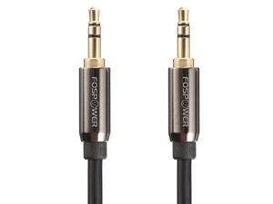 FosPower Audio Cable (6 FT), Stereo Audio 3.5mm Auxiliary Short Cord Male to Male Aux Cable for Car, Apple iPhone, iPod, iPad, Samsung Galaxy, HTC, LG, Google Pixel, Tablet & More FosPower Audio Cable (6 FT), Stereo Audio 3.5mm Auxiliary Short Cord Male to Male Aux Cable for Car, Apple iPhone, iPod, iPad, Samsung Galaxy, HTC, LG, Google Pixel, Tablet & More