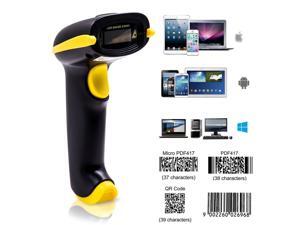 3-In-1 2D Barcode Scanner Bluetooth & 2.4G Wireless & USB Wired CMOS Image Bar Code Reader For QR PDF417 Data Matrix Screen Code USB Scanner with Mobile Payment Computer Screen 3-In-1 2D Barcode Scanner Bluetooth & 2.4G Wireless & USB Wired CMOS Image Bar Code Reader For QR PDF417 Data Matrix Screen Code USB Scanner with Mobile Payment Computer Screen