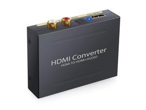 Werleo HDMI Audio Extractor V1.3 HDMI to HDMI + Optical Toslink(SPDIF) + RCA(L/R) Stereo Analog Outputs Video Audio Splitter Converter Support 1080P Black Werleo HDMI Audio Extractor V1.3 HDMI to HDMI + Optical Toslink(SPDIF) + RCA(L/R) Stereo Analog Outputs Video Audio Splitter Converter Support 1080P Black
