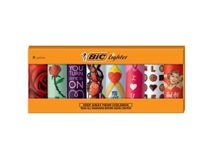 BIC Special Edition Valentines Series Lighters, Set of 8 Lighters BIC Special Edition Valentines Series Lighters, Set of 8 Lighters