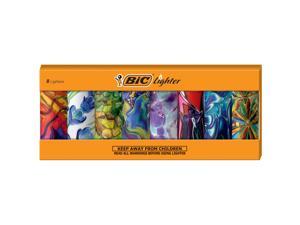 BIC Special Edition Blown Glass Series Lighters, Set of 8 Lighters BIC Special Edition Blown Glass Series Lighters, Set of 8 Lighters