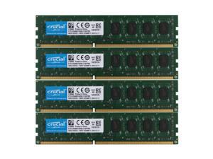 Crucial 16GB(4x4GB)DDR3 1600MHz PC3L 12800U Memory DIMM Desktop RAM NON-ECC Crucial 16GB(4x4GB)DDR3 1600MHz PC3L 12800U Memory DIMM Desktop RAM NON-ECC