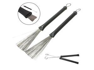 2pcs Retractable Loop End Drum Brushes For Jazz Stick Drum Musical Accessories 2pcs Retractable Loop End Drum Brushes For Jazz Stick Drum Musical Accessories