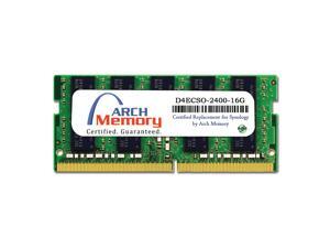 Certified for Synology D4ECSO-2400-16G 16 GB DDR4-2400 PC4-19200 260-Pin ECC So-dimm RAM for DS1819+ by Arch Memory Certified for Synology D4ECSO-2400-16G 16 GB DDR4-2400 PC4-19200 260-Pin ECC So-dimm RAM for DS1819+ by Arch Memory