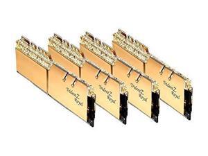 G.Skill Trident Z Royal Gold 64GB (4 x 16GB) 288-Pin RGB DDR4 SDRAM DDR4 3200 (PC4 25600) Desktop Memory Model F4-3200C16Q-64GTRG G.Skill Trident Z Royal Gold 64GB (4 x 16GB) 288-Pin RGB DDR4 SDRAM DDR4 3200 (PC4 25600) Desktop Memory Model F4-3200C16Q-64GTRG
