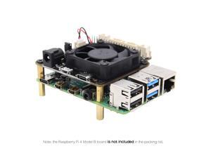 Geekworm Raspberry Pi 4B/3B+/3B X735 Power Management with Safe Shutdown Auto Cooling Expansion Board Compatible with Raspberry Pi 4 Model B Geekworm Raspberry Pi 4B/3B+/3B X735 Power Management with Safe Shutdown Auto Cooling Expansion Board Compatible with Raspberry Pi 4 Model B