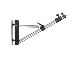 Neewer Wall Mounting Boom Arm with Triangle Base for Photography Studio Video Strobe Light Monolight Softbox Umbrella Reflector, 180 Degree Rotation, Max Length 66.5 inches/169centimeters (Silver) Neewer Wall Mounting Boom Arm with Triangle Base for Photography Studio Video Strobe Light Monolight Softbox Umbrella Reflector, 180 Degree Rotation, Max Length 66.5 inches/169centimeters (Silver)