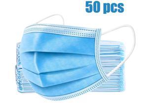 50 Pcs Professional Disposable Face Masks Medical Mouth Cover 3 Layer Protect 100% Cotton, Reusable or Disposable 50 Pcs Professional Disposable Face Masks Medical Mouth Cover 3 Layer Protect 100% Cotton, Reusable or Disposable