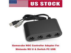 4 Port for Gamecube NGC Controller Adapter For Nintendo -Wii U & Switch PC USB 4 Port for Gamecube NGC Controller Adapter For Nintendo -Wii U & Switch PC USB