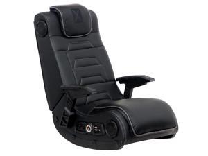 X Rocker Pro Series H3 Black Leather Vibrating Floor Video Gaming Chair with Headrest for Adult, Teen, and Kid Gamers - 4.1 High Tech Audio and Wireless Capacity - Foldable and Ergonomic Back Support X Rocker Pro Series H3 Black Leather Vibrating Floor Video Gaming Chair with Headrest for Adult, Teen, and Kid Gamers - 4.1 High Tech Audio and Wireless Capacity - Foldable and Ergonomic Back Support