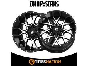 (2) Dropstars 011645MB 18X9 6X135/6X5.50 108.00 Hub +00 Offset Black Wheel Rim (2) Dropstars 011645MB 18X9 6X135/6X5.50 108.00 Hub +00 Offset Black Wheel Rim