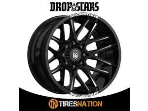 (1) Dropstars DEEP CONCAVE 20X10 5X4.50/5X5.00 78.00 Hub -25 Black Wheel Rim (1) Dropstars DEEP CONCAVE 20X10 5X4.50/5X5.00 78.00 Hub -25 Black Wheel Rim