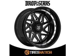 (1) Dropstars 051657BM 20X12 8X180 124.30 Hub -44 Offset Black Wheel Rim (1) Dropstars 051657BM 20X12 8X180 124.30 Hub -44 Offset Black Wheel Rim