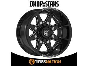 (1) Dropstars 035655BM 20X12 5X5.50/5X150 110.00 Hub -44 Offset Black Wheel Rim (1) Dropstars 035655BM 20X12 5X5.50/5X150 110.00 Hub -44 Offset Black Wheel Rim