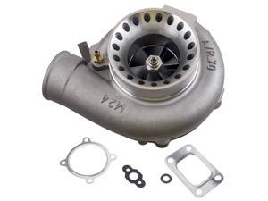 GT35 GT3582 Universal Turbo T3 Flange 4-Bolt Anti-Surge Turbocharger Turbine A/R 0.63, Compressor A/R 0.7 perfect for all 4/6 cylinder 3.0L - 6.0L engines,Boost Horse Power up to 600HP, Water + Oil GT35 GT3582 Universal Turbo T3 Flange 4-Bolt Anti-Surge Turbocharger Turbine A/R 0.63, Compressor A/R 0.7 perfect for all 4/6 cylinder 3.0L - 6.0L engines,Boost Horse Power up to 600HP, Water + Oil