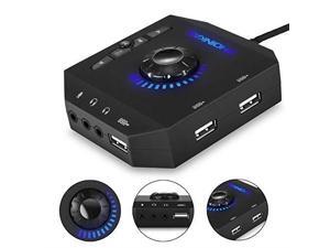 USB Hubs Audio Adapter External Stereo Sound Card with 3.5mm Headphone and Microphone Jack for Windows,Mac,Linux,PC,Laptops,Desktops,PS4 Computer External USB USB Hubs Audio Adapter External Stereo Sound Card with 3.5mm Headphone and Microphone Jack for Windows,Mac,Linux,PC,Laptops,Desktops,PS4 Computer External USB
