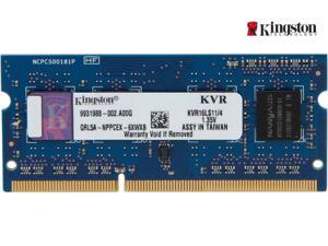 Kingston 4GB 204-Pin DDR3 SO-DIMM DDR3L 1600 (PC3L 12800) Laptop Memory Model KVR16LS11/4 Kingston 4GB 204-Pin DDR3 SO-DIMM DDR3L 1600 (PC3L 12800) Laptop Memory Model KVR16LS11/4