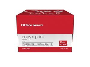 Office Depot Copy Print Paper, 8 1/2in. x 11in., 20 Lb, Bright White, 500 Sheets Per Ream, Case Of 3 Reams, 1008 Office Depot Copy Print Paper, 8 1/2in. x 11in., 20 Lb, Bright White, 500 Sheets Per Ream, Case Of 3 Reams, 1008