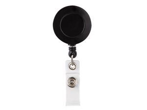 Office Depot Swivel Alligator Clip Badge Reel, Black, XS12035 Office Depot Swivel Alligator Clip Badge Reel, Black, XS12035
