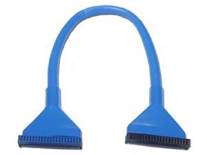 qvs 10" ide ata/133 single drive blue round internal bulk cable qvs 10" ide ata/133 single drive blue round internal bulk cable