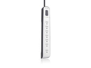 Belkin 7-Outlet AV Power Strip Surge Protector with 12-Foot Power Cord and Telephone Protection, 2000 Joules (BV107200-12) Belkin 7-Outlet AV Power Strip Surge Protector with 12-Foot Power Cord and Telephone Protection, 2000 Joules (BV107200-12)