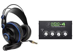 Presonus HD7 Studio Monitoring Headphones+Mackie 4Way Distribution Amplifier Amp Presonus HD7 Studio Monitoring Headphones+Mackie 4Way Distribution Amplifier Amp