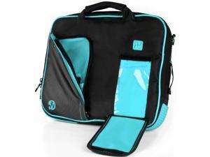 vangoddy pindar messenger bag black/aqua blue carrying case for microsoft surface go/surface pro series 10"-12inch vangoddy pindar messenger bag black/aqua blue carrying case for microsoft surface go/surface pro series 10"-12inch