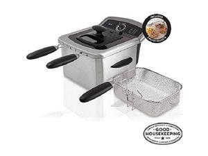 farberware 4l dual deep fryer with 3 fryer baskets, stainless steel farberware 4l dual deep fryer with 3 fryer baskets, stainless steel