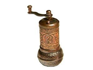 turkish handmade copper coffee salt pepper spice grinder mill 4.2'' (copper) turkish handmade copper coffee salt pepper spice grinder mill 4.2'' (copper)