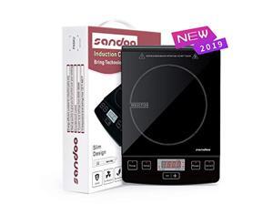 sandoo ha1865 induction cooktop, 1800w portable light weight countertop burner, digital electric cooker burner, with timer 15 t sandoo ha1865 induction cooktop, 1800w portable light weight countertop burner, digital electric cooker burner, with timer 15 t